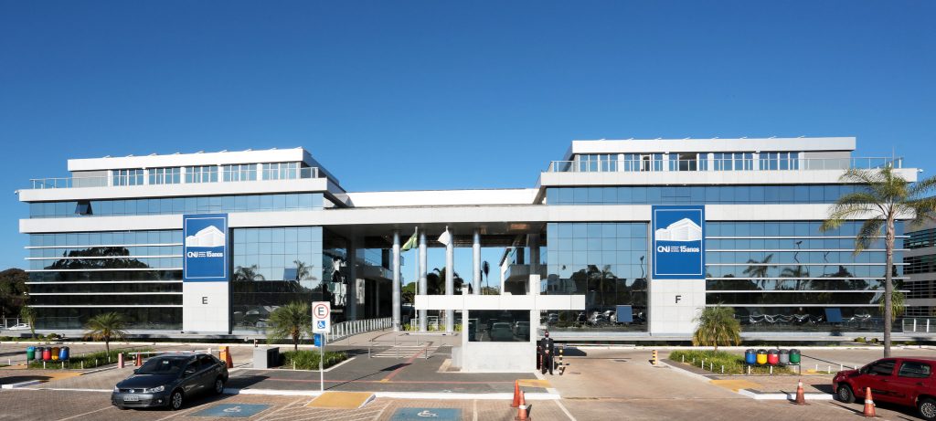 Foto da fachada da sede do Conselho Nacional de Justiça, em Brasília